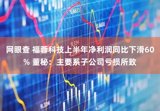 网眼查 福蓉科技上半年净利润同比下滑60% 董秘：主要系子公司亏损所致